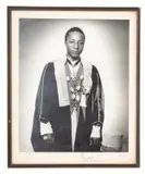 Sir Edward. Portrait photograph, signed to mount, f&g, 29cm x 24cm. by Uganda. Mutesa Ii, photograph, sold May 2025