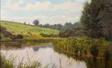 River Chelmer by David Smith, Oil on canvas, sold Apr 2025