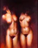 Untitled by Bonnie-Helen Hawkins, Acrylic on board -, offered Mar 2025