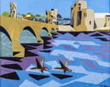 Untitled by Hugh McMahon, 2007, Mixed media on canvas -, offered Mar 2025