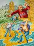 Untitled by John C Riley, Acrylic on canvas, offered Mar 2025