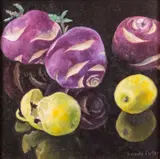 Untitled by Brenda Carter, 1984, oil, sold Feb 2025