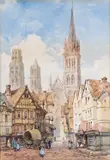 Untitled by Pierre Le Bouef, Watercolour -, sold Feb 2025