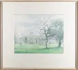 The Camilia House by Denis Roxby Bott, 1977, Watercolour -, sold Feb 2025