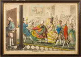 Untitled by James Gillray, Etching with aquatint, original hand colouring -, sold Feb 2025