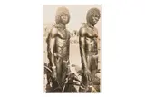 c.1900PORTRAIT STUDY, TWO MEN, BURKINA FASO, c.1900 by Bobo-Region Westafrikanisch, print, offered Aug 2024