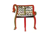 Preview: Barley Mow Centre by Gerard Rigot, Carved and painted wood, sold Aug 2024