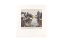 Untitled by Charming Baker, Inkjet with a Copper Leaf Overlay on Somerset Satin Enhanced, offered Jul 2024