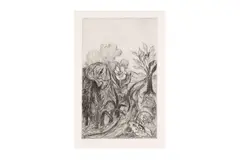 Untitled by Ken Kiff, etching, offered Jul 2024