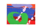 Untitled by Albert Irvin, screenprint, offered Jul 2024