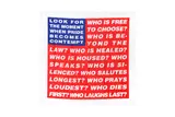 Untitled by Barbara Kruger, screenprint, offered Jul 2024