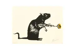Untitled by Blek le Rat, pencil, offered Jul 2024