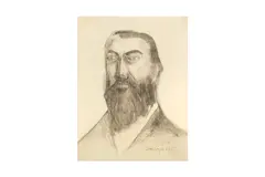 Untitled by F. N. Souza, Pen and ink wash on paper, offered Jul 2024