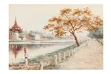 Mandelay Moat by Mg Tun Hla, Watercolour on paper, offered Jul 2024