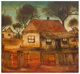 Hart by Kevin Charles, oil on board, offered Jun 2024