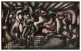Untitled by Victor Reinganum, oil and gesso on board, offered Jun 2024