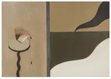 Untitled by Andrew Lanyon, oil on board, offered Jun 2024