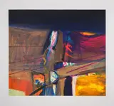 Quarry Edge by Barbara Rae, Screenprint in colours, sold Dec 2023