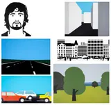 A series of six screenprints by Julian Opie, pencil, offered Dec 2023