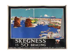 Skegness is so bracing by Original Rail Travel Poster, print (other), sold Dec 2023