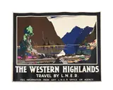 The western highlands, travel by l.n.e.r. by Original Rail Travel Poster, print (other), sold Dec 2023