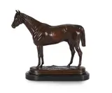 An equestrian bronze of the stallion royal quand by Pierre Le Nordez, BRONZE, sold Nov 2023