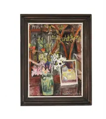 Still life by Rupert Shephard, 1974, Oil on canvas, sold Nov 2023