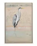 Heron in the mist by Caroline Conran, Oil on canvas, offered Nov 2023