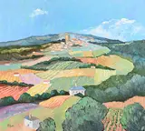 Bonnieux by John Pawle, Oil on board, sold Oct 2023