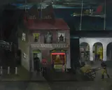 The angel tavern by James Fitton, Oil on board, sold Oct 2023