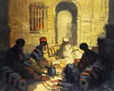 Marrakech by Auguste Chabaud, Oil on canvas, sold Oct 2023