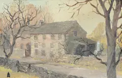 The old mill farm by Helen Bradley, Oil on board, offered Oct 2023