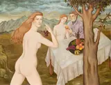 The offering by Patricia O'brien, oil, sold Oct 2023