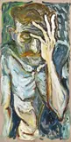 Self portrait: naked by Billy Childish, 2003, Oil on canvas, offered Oct 2023