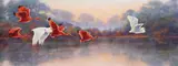 Tropical dawn by Kim Brooks, Oil on canvas, offered Oct 2023