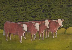 Untitled by James Lloyd, Watercolour and gouache, offered Oct 2023