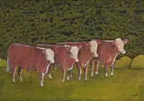 Untitled by James Lloyd, Watercolour and gouache, offered Oct 2023