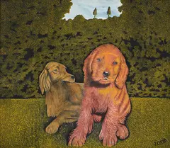 Untitled by James Lloyd, Watercolour and gouache, offered Oct 2023