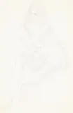 Nude study by Augustus John, Pencil and coloured crayon, sold Oct 2023