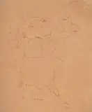 La dame queteuse by Jean Cocteau, 1922, Pen and ink, offered Oct 2023