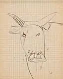 & robert macbryde by Robert Colquhoun, ink, sold Oct 2023