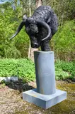 Bull head by Hamish Mackie, 2011, Bronze, sold Oct 2023