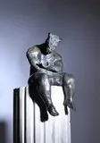 Minotaur reading by Beth Carter, Bronze, sold Oct 2023