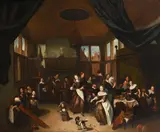 The feast of saint nicholas by Richard Brakenburg, Oil on canvas, offered Oct 2023