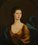 Portrait of mary clarke by Johannes Gill, Oil on canvas, offered Oct 2023