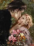 Maternita by Vincenzo Irolli, Oil on canvas, offered Oct 2023