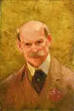 Self portrait by Gaston La Touche, Oil on canvas, sold Oct 2023