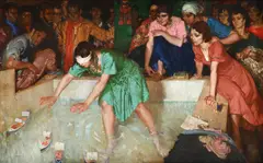 The choice by William Russell Flint, Oil on canvas, sold Oct 2023