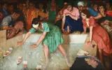 The choice by William Russell Flint, Oil on canvas, sold Oct 2023