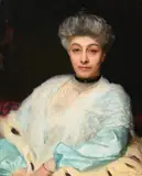 Portrait of a lady by George Spencer Watson, Oil on canvas, sold Oct 2023